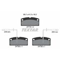 1x Bremsbelagsatz, Scheibenbremse TEXTAR 2473401 passend für AIXAM