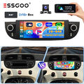 DAB+ 2+64GB Für Fiat 500 2007-15 Android 14 Autoradio Apple CarPlay GPS Navi KAM