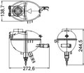 MAHLE Ausgleichsbehälter Kühlmittel CRT 209 000S für MERCEDES KLASSE W212 W204