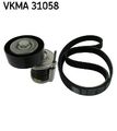 SKF VKMA 31058 Keilrippenriemensatz für SEAT SKODA VW