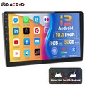 2Din 10.1 Zoll Android 13 Autoradio mit GPS Sat NAVI USB WiFi BT FM MP5 1+32GB