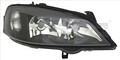 Hauptscheinwerfer TYC 20-5488-55-2 für OPEL ASTRA T98 CC Caravan F70 CLASSIC F35