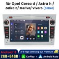 DAB+ Für Opel Astra H Corsa C D Meriva Zafira A B Autoradio 2+64G Android Navi