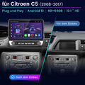 Für Citroen C5 2008-2016 Carplay Android 13 Autoradio GPS Navi 4G BT SWC 8-kern