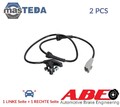 CCZ1638ABE ABS SENSOR DREHZAHLFÜHLER HINTEN ABE 2PCS FÜR CITROËN C4 I,C4