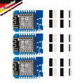 3x D1 ESP8266 Mini WLAN Board Mikrokontroller Wifi Modul Wemos Nodemcu Arduino