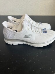 #B503: SKECHERS SLIP INS SUMMITS - DIAMOND DREAM  Damen weiss/silb Gr.42
