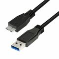 USB 3.0 Micro B Kabel Ladekabel Datenkabel Festplattenkabel Typ A > B Stecker 3m