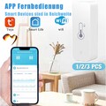 1-3X WLAN THERMOMETER HYGROMETER HEIMSICHERHEIT MINI WIFI SMART HYGROMETER APP