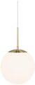 Weiß Messing Glamour Modern Hängelampe Pendelleuchte 1x25W/E27 IP20