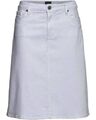 Jeansrock 44 weiß NYDJ Wenz quer-strech Rock Lycocell Baumwolle maritim NP120€