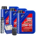Motoröl 20W50 LIQUI MOLY Touring High Tech 3L+MAHLE Ölfilter +Cera Tec