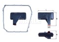 MAHLE Hydraulikfilter für Automatikgetriebe Getriebefilter HX 185D