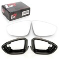 2x Spiegelglas Blendring Set links rechts beheizbar elektrisch für VW Eos 10-15