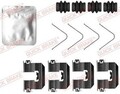QUICK BRAKE 109-0034 Zubehörsatz Scheibenbremsbelag Hinten für KIA CARENS IV