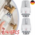 2~6x Heizungsthermostat Thermostatkopf Heizungsregler Heizkörperventil M30 x 1,5