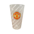 Manchester United FC Becher mattiertes Glas Wappen offizielles Fußballgeschenk