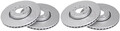 2x ABS BREMSSCHEIBEN 308mm BELÜFTET VORNE passend für OPEL ADAM ASTRA CORSA MERI