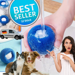 12 St Tierhaarentferner für Wäsche in Blau -Haar-Waschmaschinen Haustier