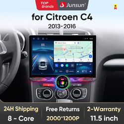 11.5‘’ Android 13 Autoradio GPS NAVI WIFI RDS +Kamera Für Citroen C4 2004-2009