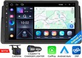 CAM+9" IPS Screen Android 14 Autoradio GPS Navi WiFi CarPlay DSP RDS für BMW E46