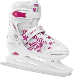 Kinder Schlittschuhe Eislaufschuhe Eiskunstlauf Weiß Pink Gr.38-41 - Roces