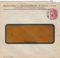 WESTHEIM, Briefumschlag 1915, Baubeschlag-Eisenwaren-Fabrik Westheim GmbH