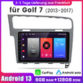 8-Core Android 13 Autoradio GPS Navi Carplay 4G Für VW Golf 7 MK7 VII 2013-2017