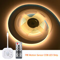 COB LED Streifen PIR Bewegungsmelder 12V Warm Weiß Dimmbar Stripe Leiste Band