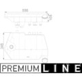 1x Ausgleichsbehälter, Kühlmittel MAHLE CRT 66 000P passend für DAF
