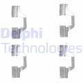 DELPHI LX0492 Zubehörsatz, Scheibenbremsbelag für RENAULT