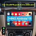Für Skoda Superb 2 II 2008-15 2+64G Android 15 Autoradio Carplay GPS Nav SWC FM