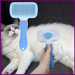 Hunde Katzen Bürste Haustier Reinigung Haarentfernung Kamm Haustier Pflegebürste