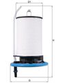 Kraftstofffilter KNECHT KX 398 mit Filterheizung Filtereinsatz für FIAT OPEL 500