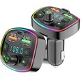 FM Transmitter Auto Bluetooth Kfz Radio Adapter PD+ Dual USB Ladegerät für Handy