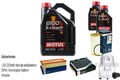 BOSCH Inspektionspaket 7 L MOTUL 8100 X-clean+ 5W-30 für Seat Alhambra 2.0 TSi