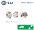 LRB00487 LICHTMASCHINE GENERATOR LUCAS ELECTRICAL FÜR OPEL ASTRA G,CORSA C 1.7L