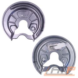 2x ANKERBLECH DECKBLECH BREMSSCHEIBE HINTEN LINKS + RECHTS FÜR VW TOURAN 1T 03-Die Nr.1* für Autoteile: Top-Preis-Leistungs-Verhältnis