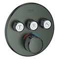 Grohe Grohtherm SmartControl Thermostat mit drei Absperrventilen, Wandrosette