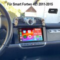 Für Smart Fortwo 451 2011-2015 DAB+ Apple CarPlay Android 13 Autoradio 2+32G GPS