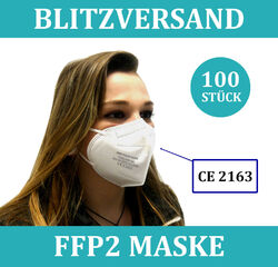 20-100x FFP2 Atemschutzmaske Mundschutz 5 lagig CE zertifiziert Maske Mund✅ CE-Zertifiziert ✅  Blitzversand ✅ Hoher  Tragekomfort