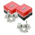 2x MAPCO BREMSSATTEL HINTEN LINKS+RECHTS passend für MERCEDES-BENZ C-KLASSE CLK