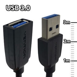 USB Verlängerungskabel Verlängerung USB 2.0 oder USB 3.0 | A-Stecker zu A-Buchse