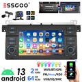 7" 64G Android 13 Autoradio Für BMW 3er E46 M3 MGZT Carplay GPS WIFI RDS BT KAM