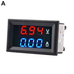 DC 10A LED Digitalanzeige Volt Strom Spannungsmesser Amperemeter 100V NEU