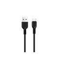 HOCO Ladekabel USB A of USB TYP C Kabel Schnell Datenkabel SCHWARZ 2 meter 2,4A