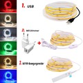 COB LED Streifen Stripe 5V USB Leiste Band Lichterkette Keine Lichtpunkt Dimmbar