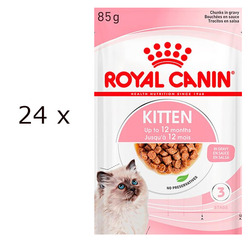 (EUR 20,17 / kg) Royal Canin Kitten in Soße Nassfutter für Katzenwelpen 24x 85 g
