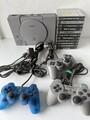 Retro Konsole PS1 Sony Play Station 1 SCPH-7502 mit 2 Controller Und 11 Spiele  