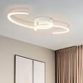 2 Flammig LED Deckenleuchte C Form Deckenlampe 24W 3000K Wohnzimmer Schlafzimmer